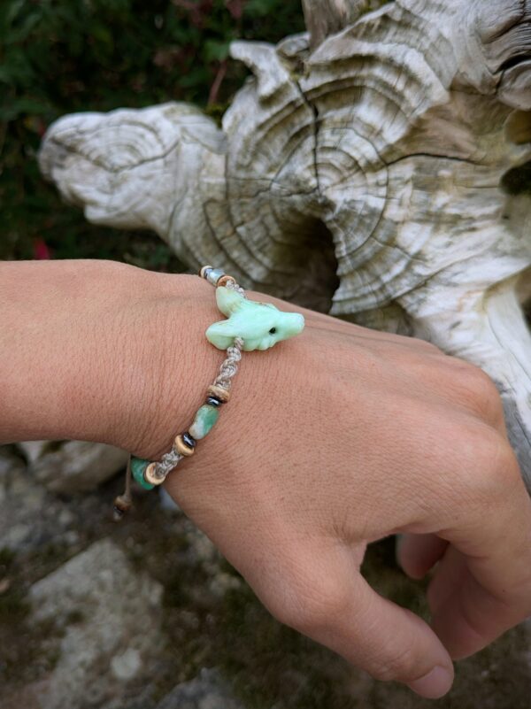 Bracelet Loup Chrysoprase