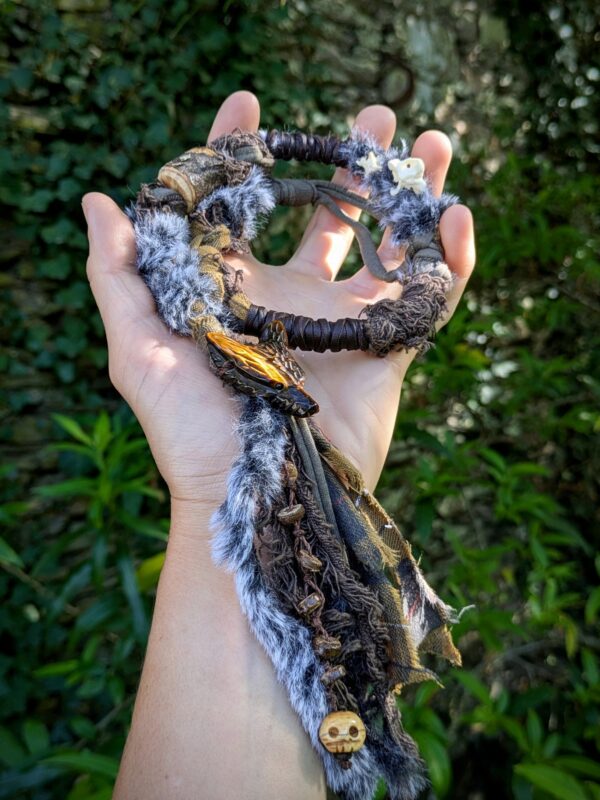 Hairwrap loup oeil de tigre