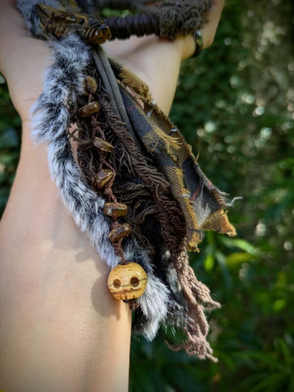 Hairwrap loup oeil de tigre