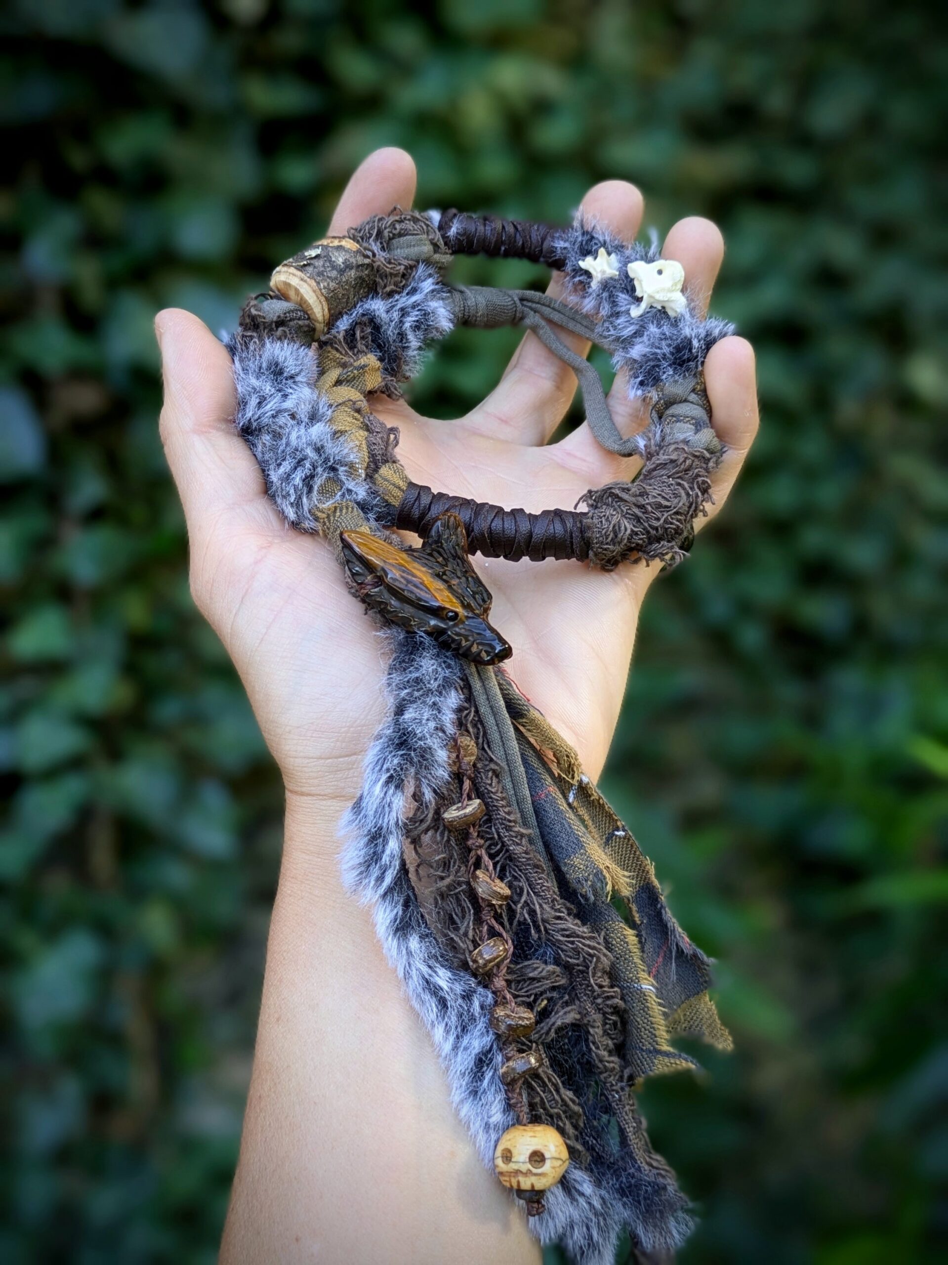 Hairwrap loup oeil de tigre