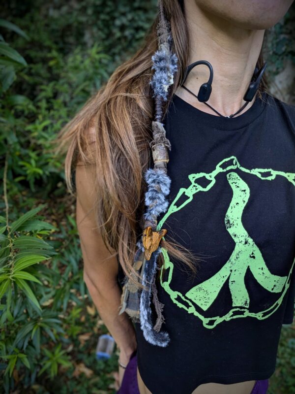 Hairwrap loup oeil de tigre