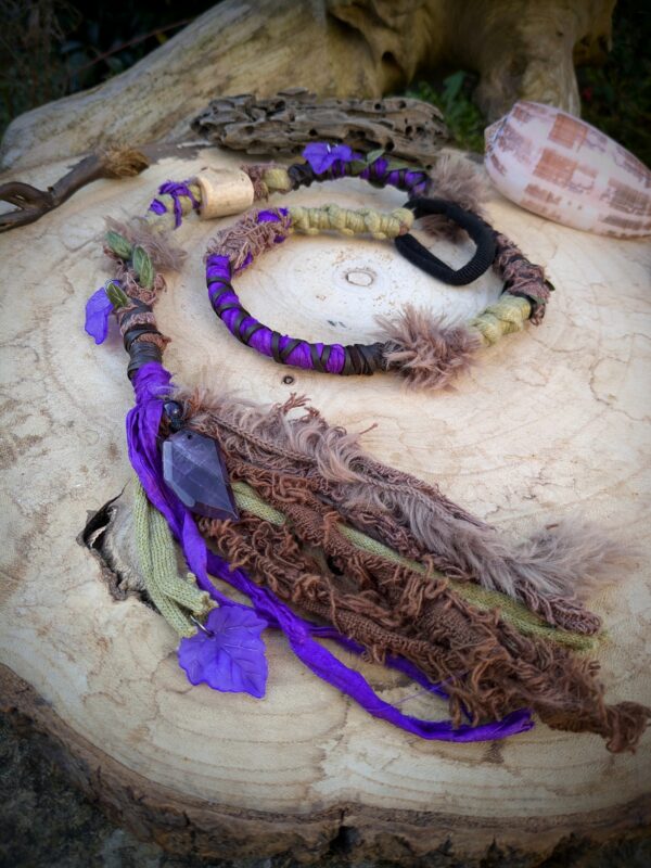 Ateba Hairwrap amovible améthyste