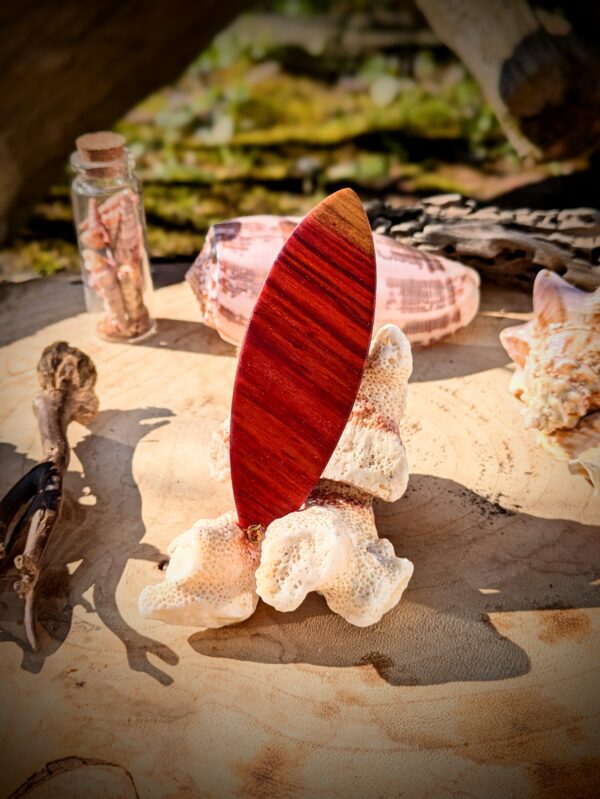 Planche de surf décorative bois de rose