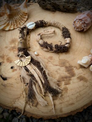 Ateba Hairwrap amovible perle