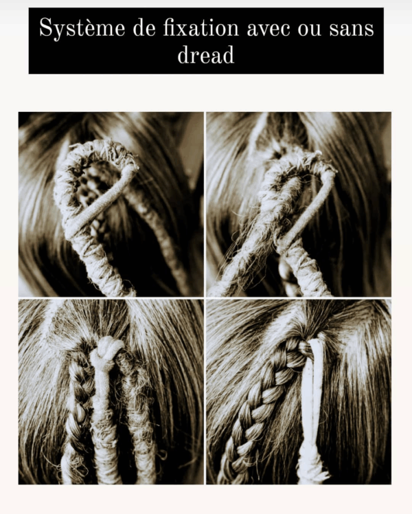 Ateba Hairwrap amovible améthyste