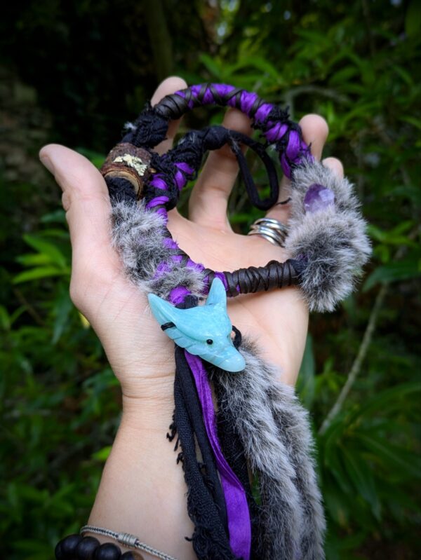 Hairwrap Loup amazonite