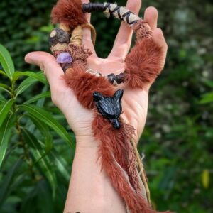 Hairwrap Loup Obsidienne