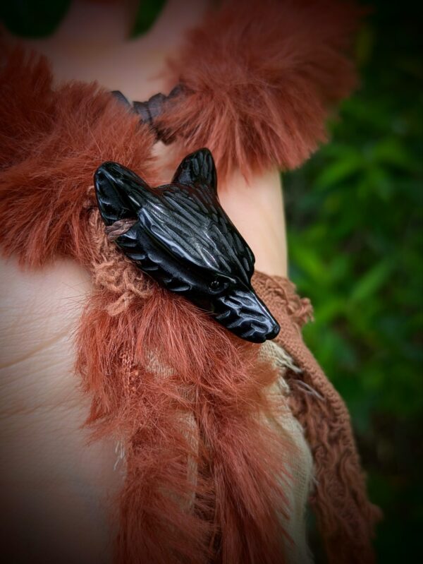 Hairwrap Loup Obsidienne