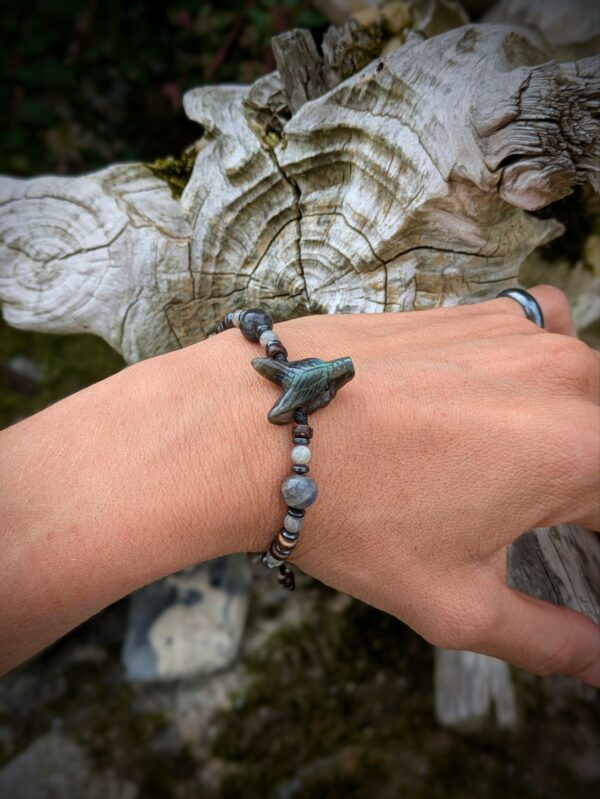 Bracelet loup Labradorite