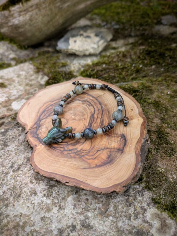 Bracelet loup Labradorite