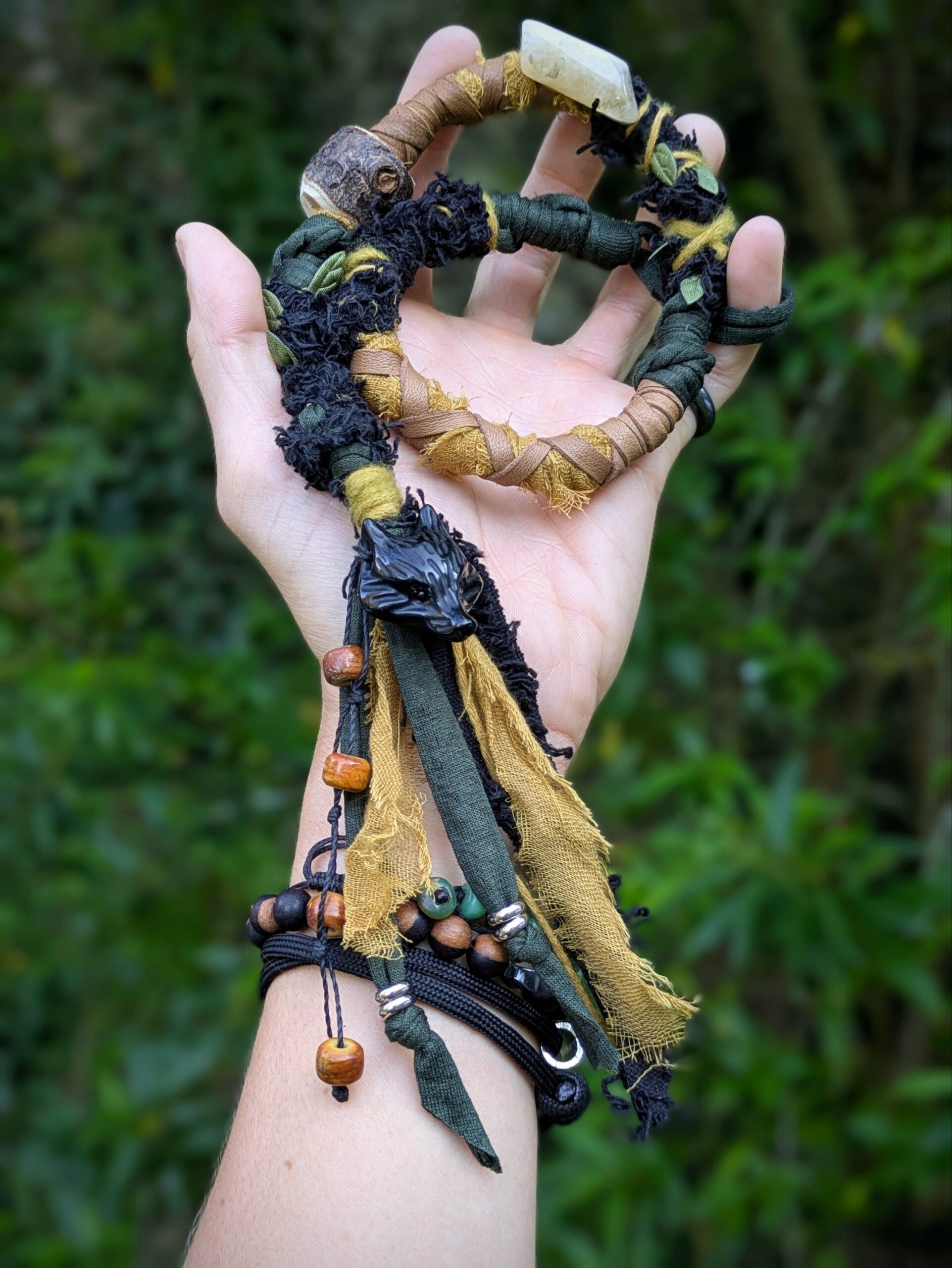 Hairwrap Renard obsidienne
