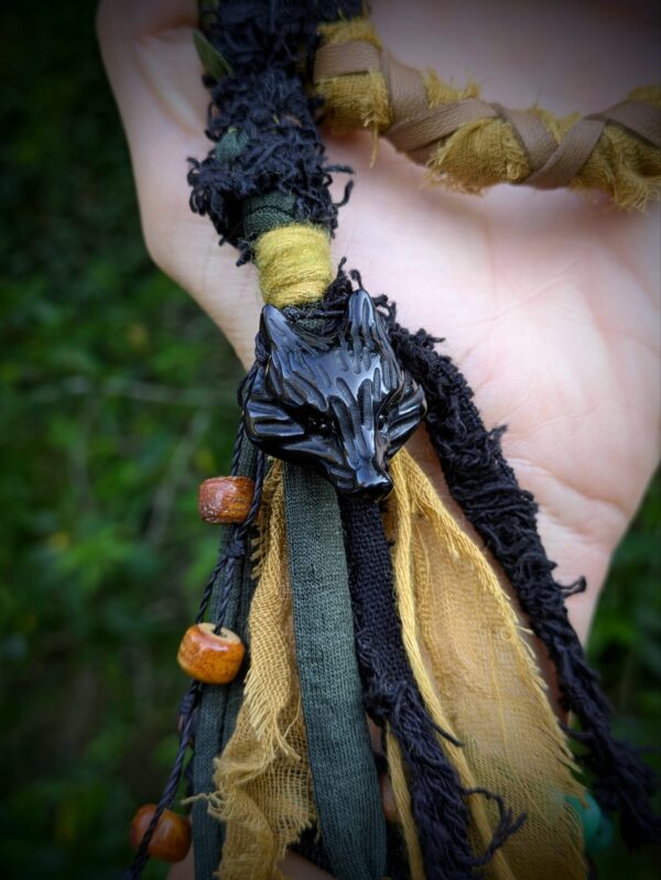 Hairwrap Renard obsidienne