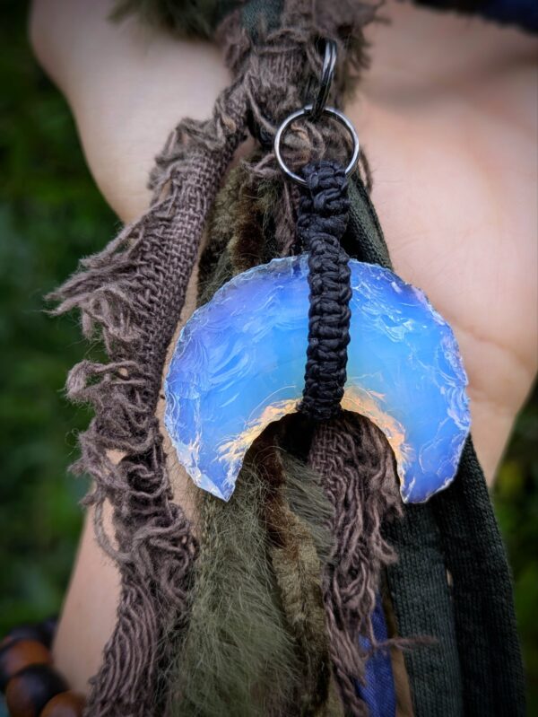 Hairwrap lune Opaline