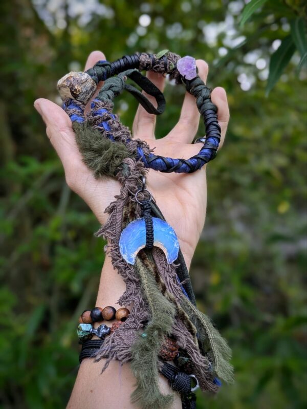 Hairwrap lune Opaline