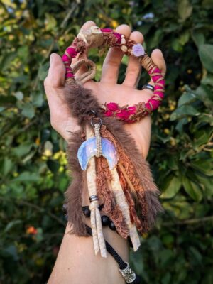 Hairwrap amovible ateba lune Opaline