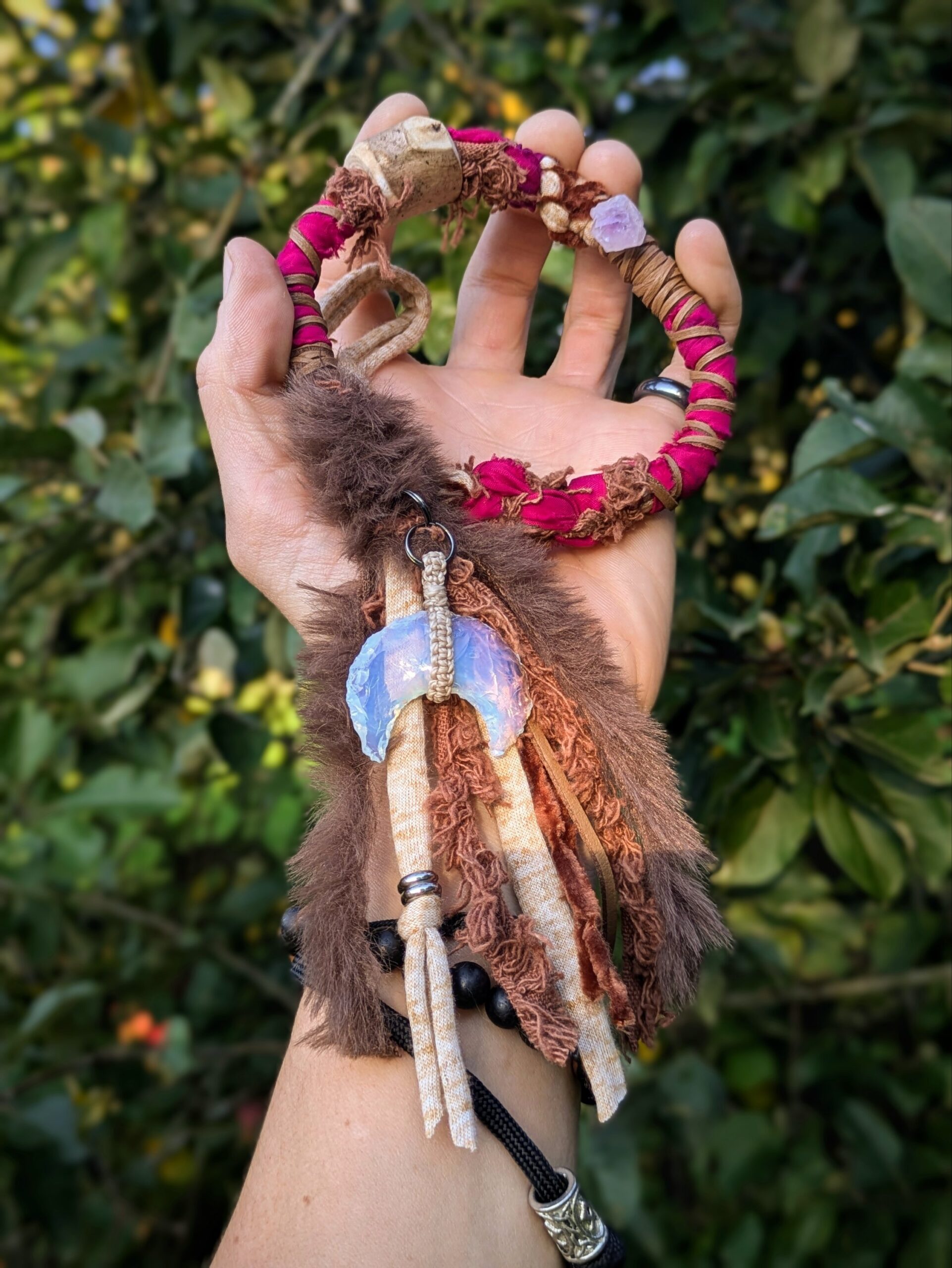 Hairwrap amovible ateba lune Opaline