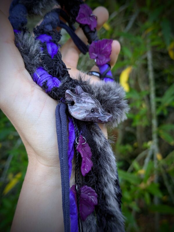 Hairwrap amovible renard améthyste