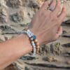 Assortiment de 2 bracelets arbre de vie bois et nacre
