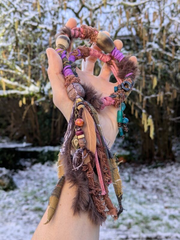 Hairwrap amovible style grunge