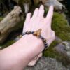 Bracelet loup oeil de tigre